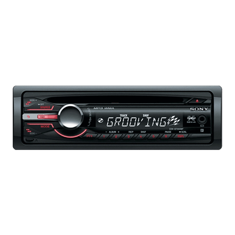 Sony CDX-GT300MP User manual