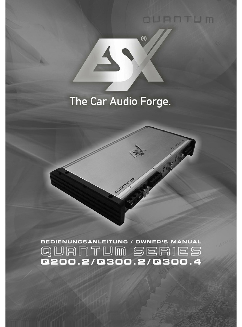 ESX Q 200.2 owner's manual
