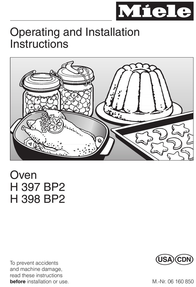 Miele H 397 BP2 User manual