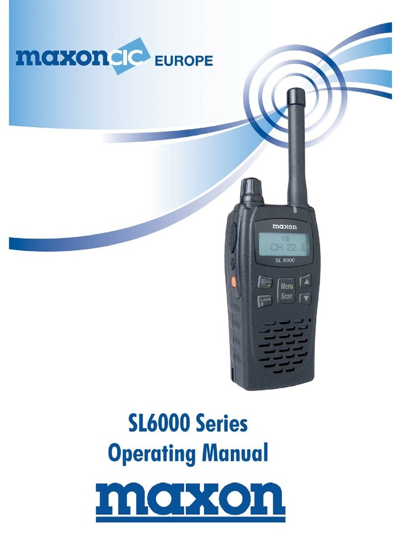 Maxon SL6000 Series operating manual