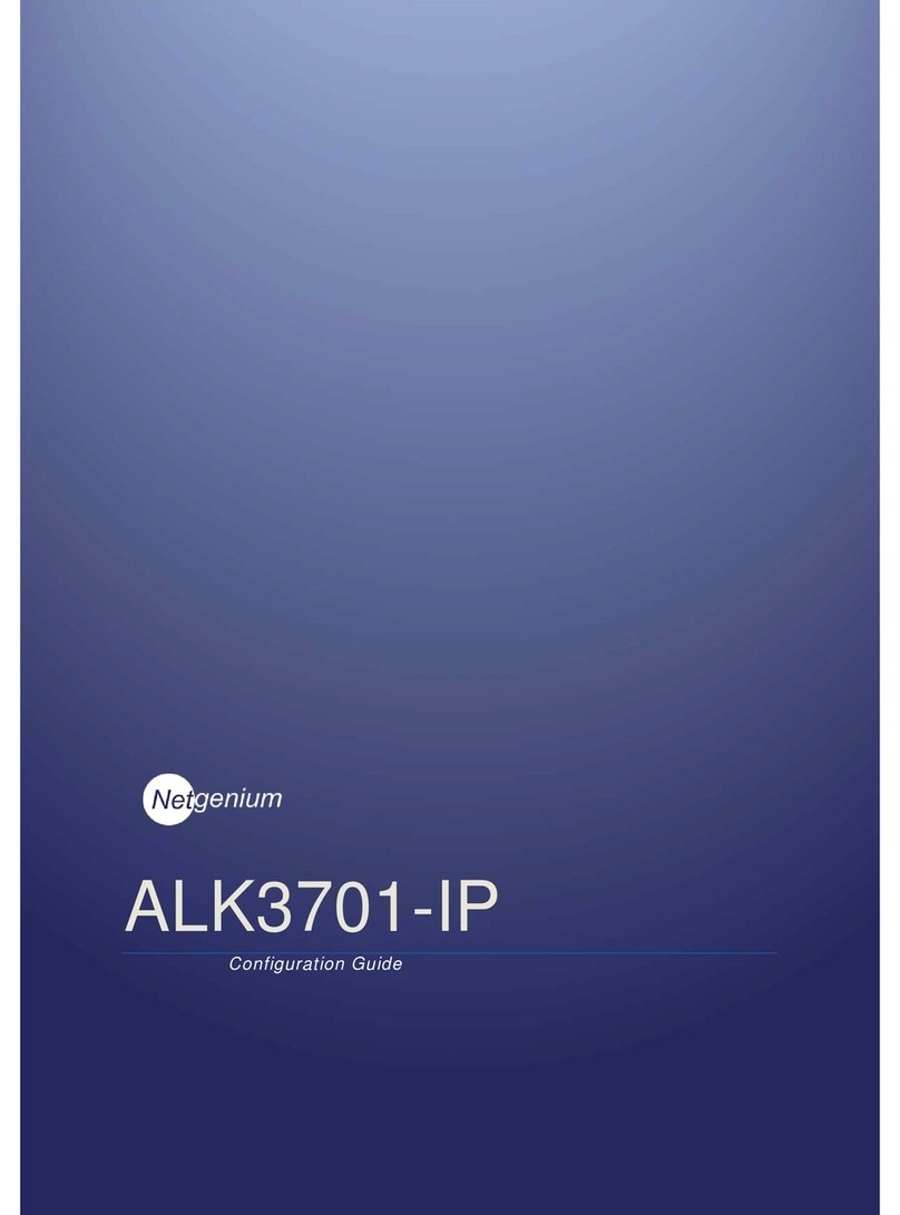 Netgenium ALK3701-IP Configuration guide