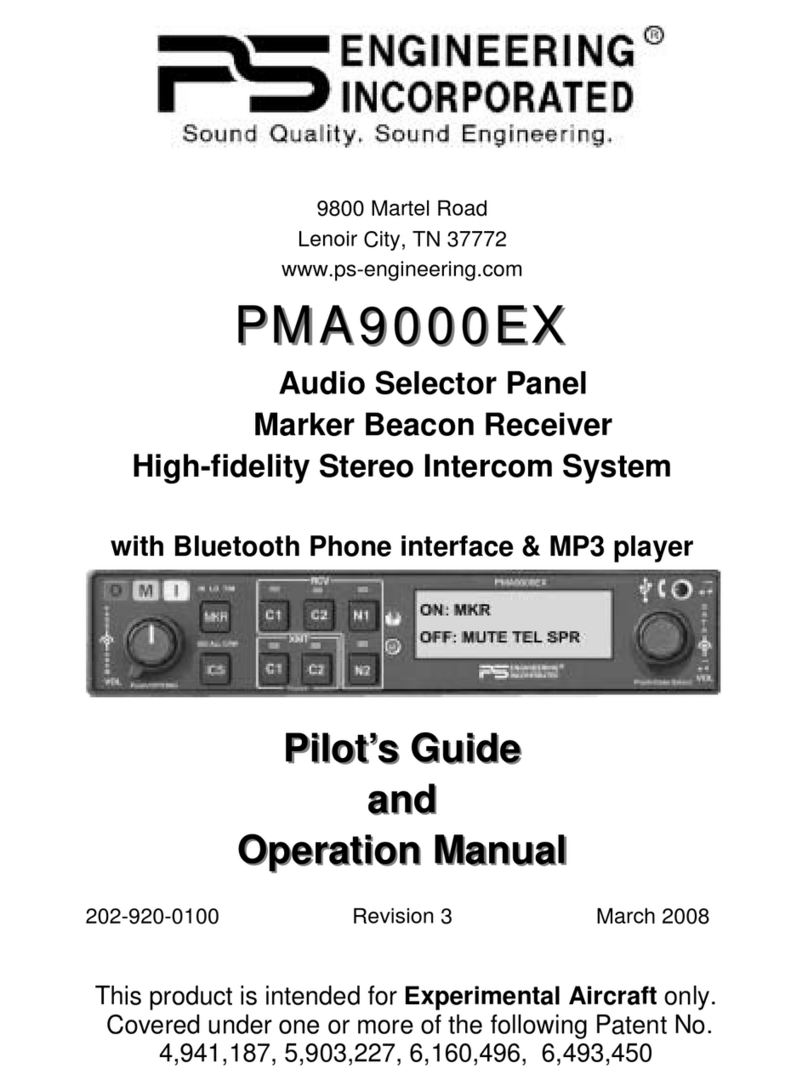 Engineering Incorporated PMA9000EX Pilot's guide and operation manual
