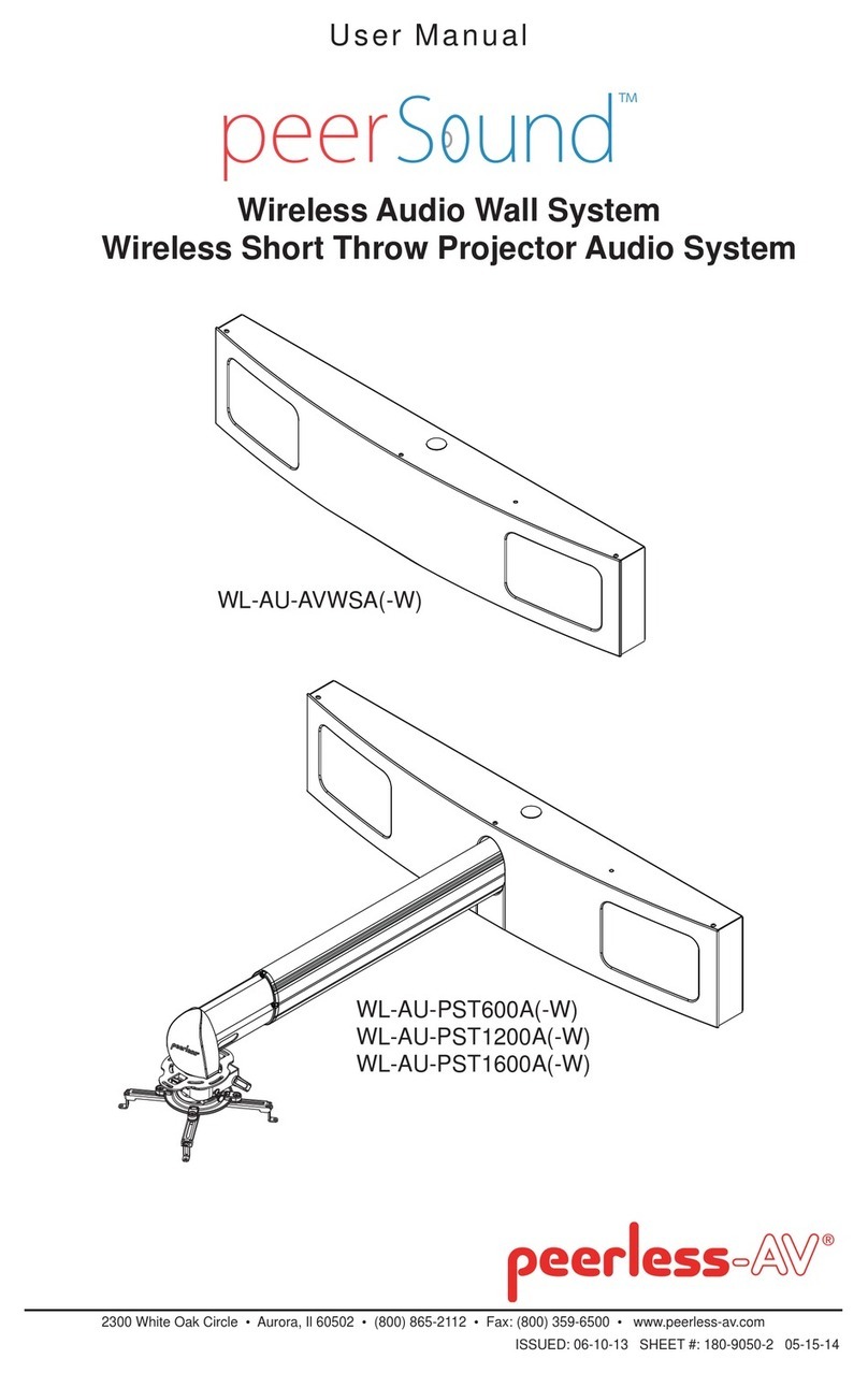 peerless-AV peerSound user manual