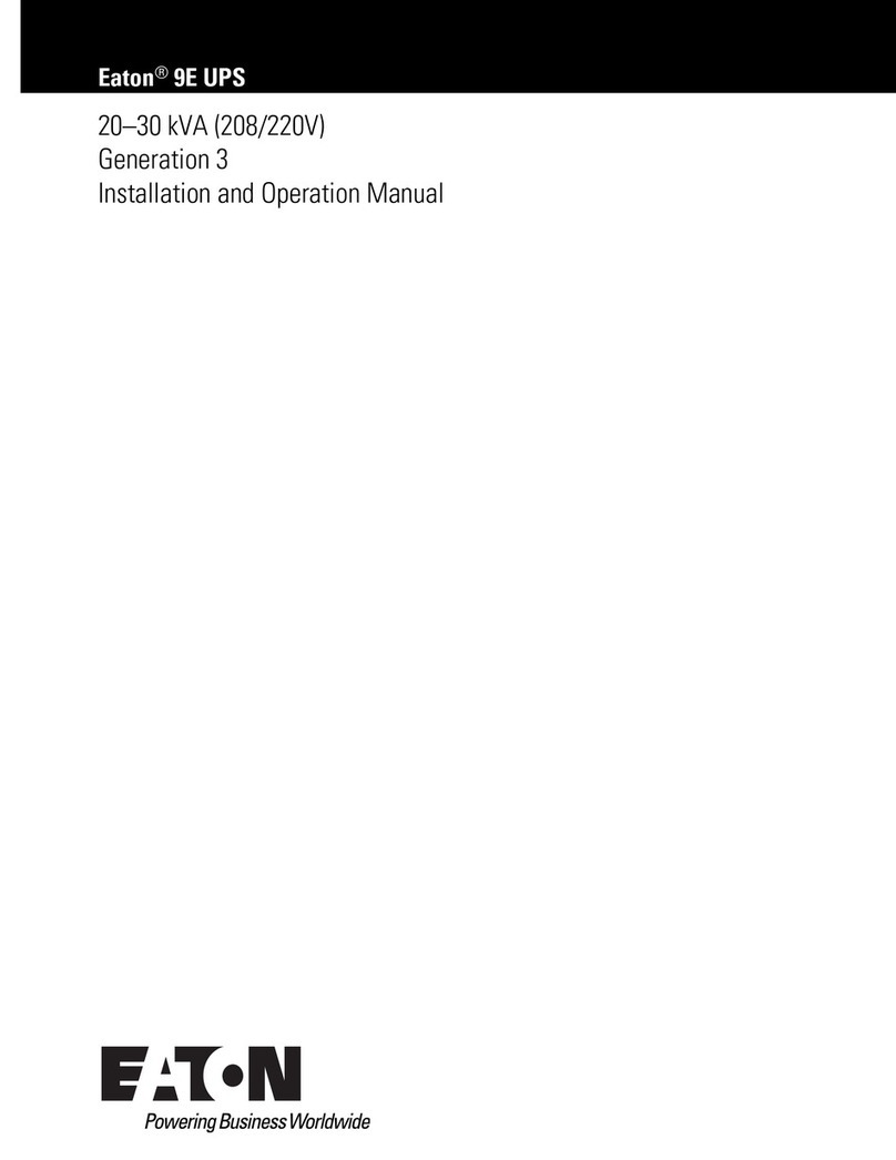 Eaton 9E User manual