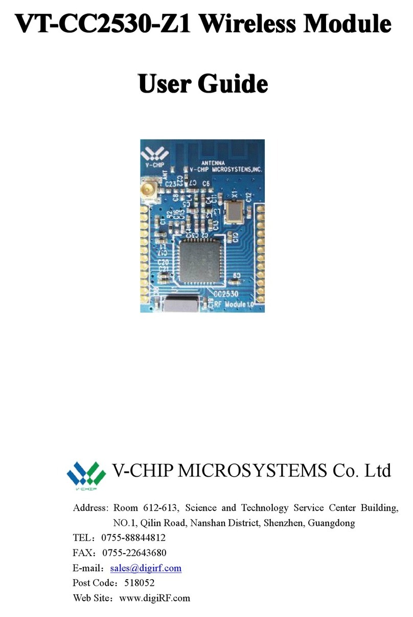 V-Chip Microsystems VT-CC2530-Z1 user guide