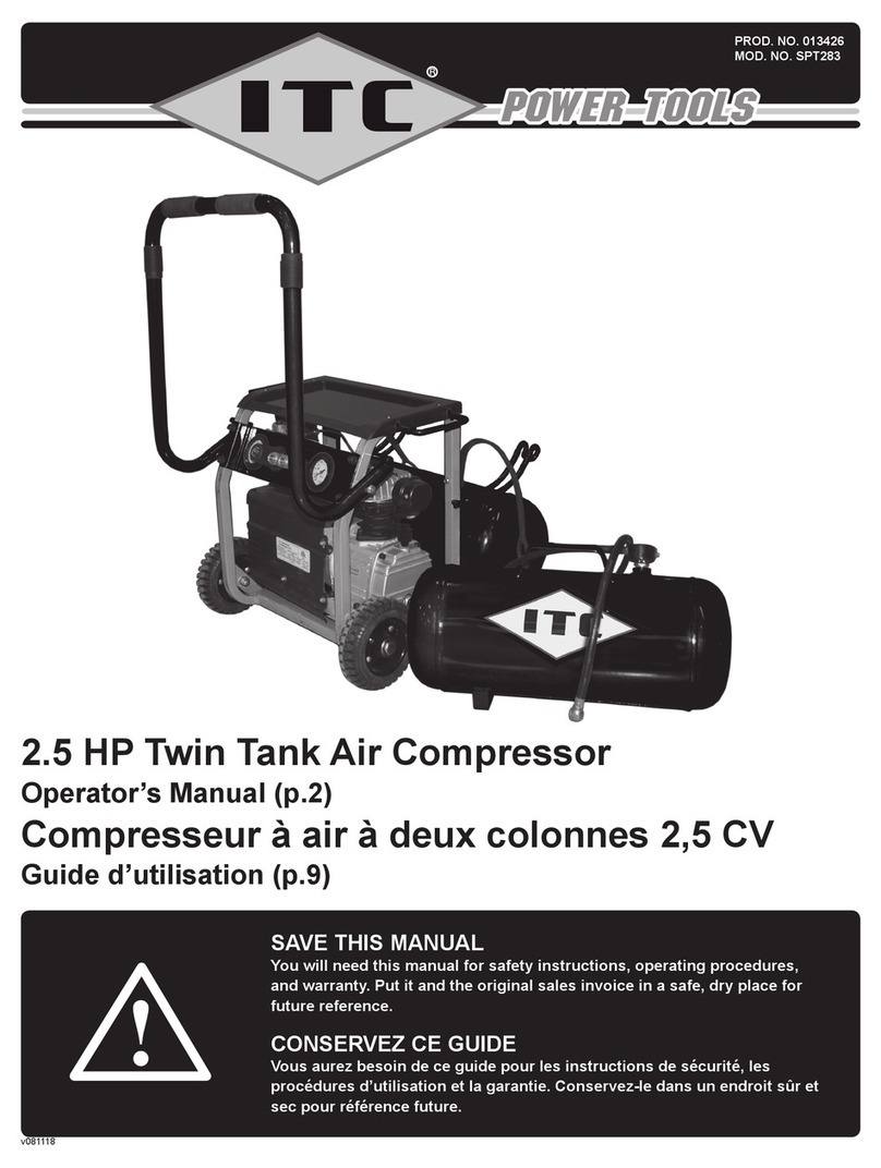 ITC 2.5 HP Operator's manual