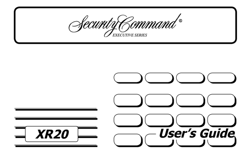 Security Command XR20 Executive Series User manual