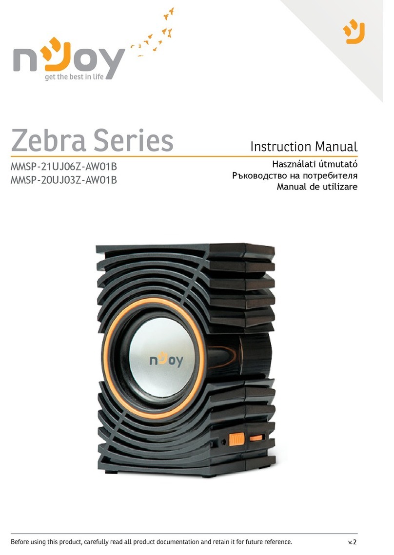 Njoy MMSP-21UJ06Z-AW01B User manual