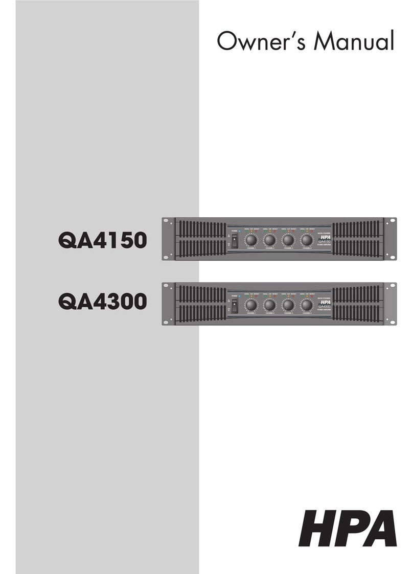 HPA QA4150 owner's manual
