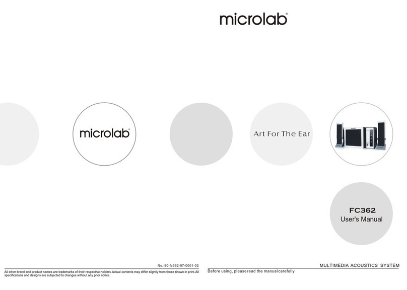 Microlab FC362 user manual