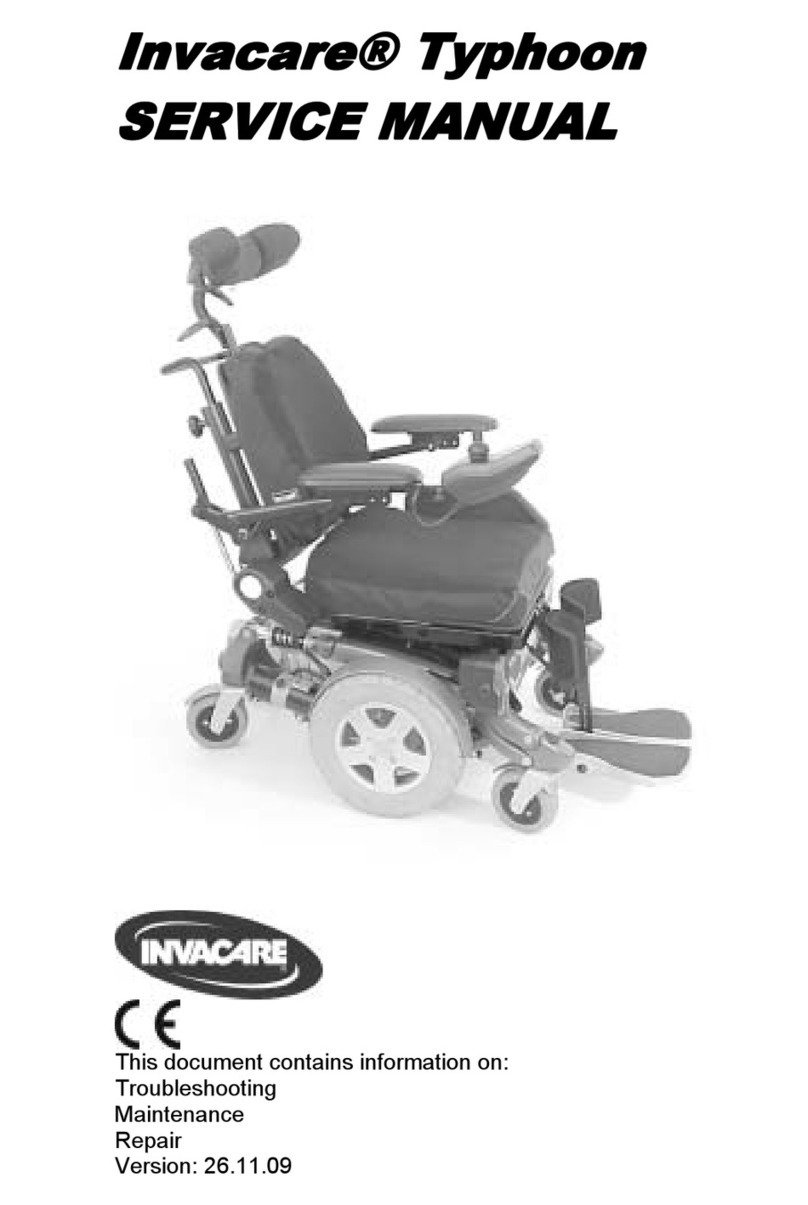 Invacare Typhoon Service manual