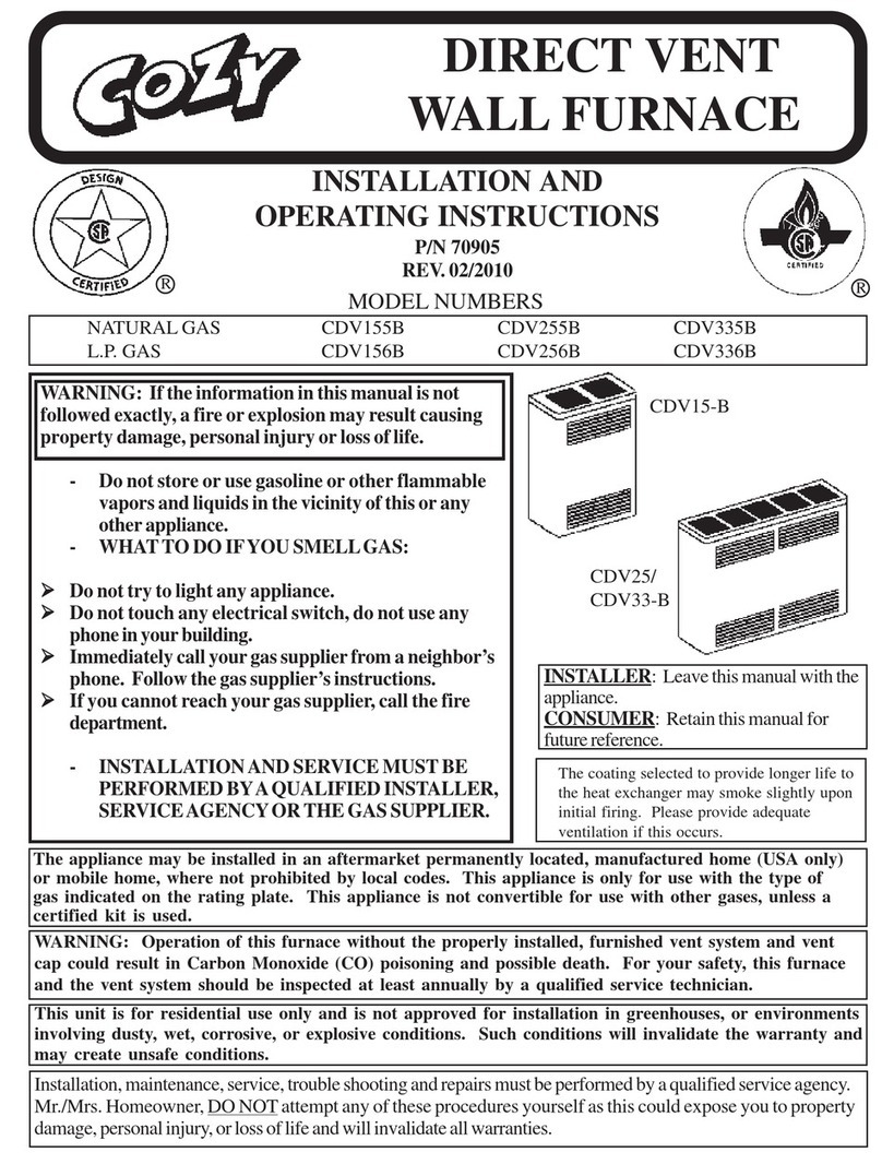 COZY CDV155B and User manual