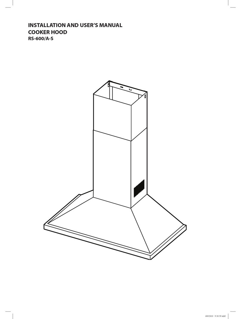 Electrolux RS-600 Installation and user manual