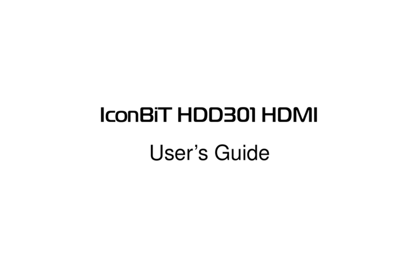 IconBiT HDD301 HDMI User manual