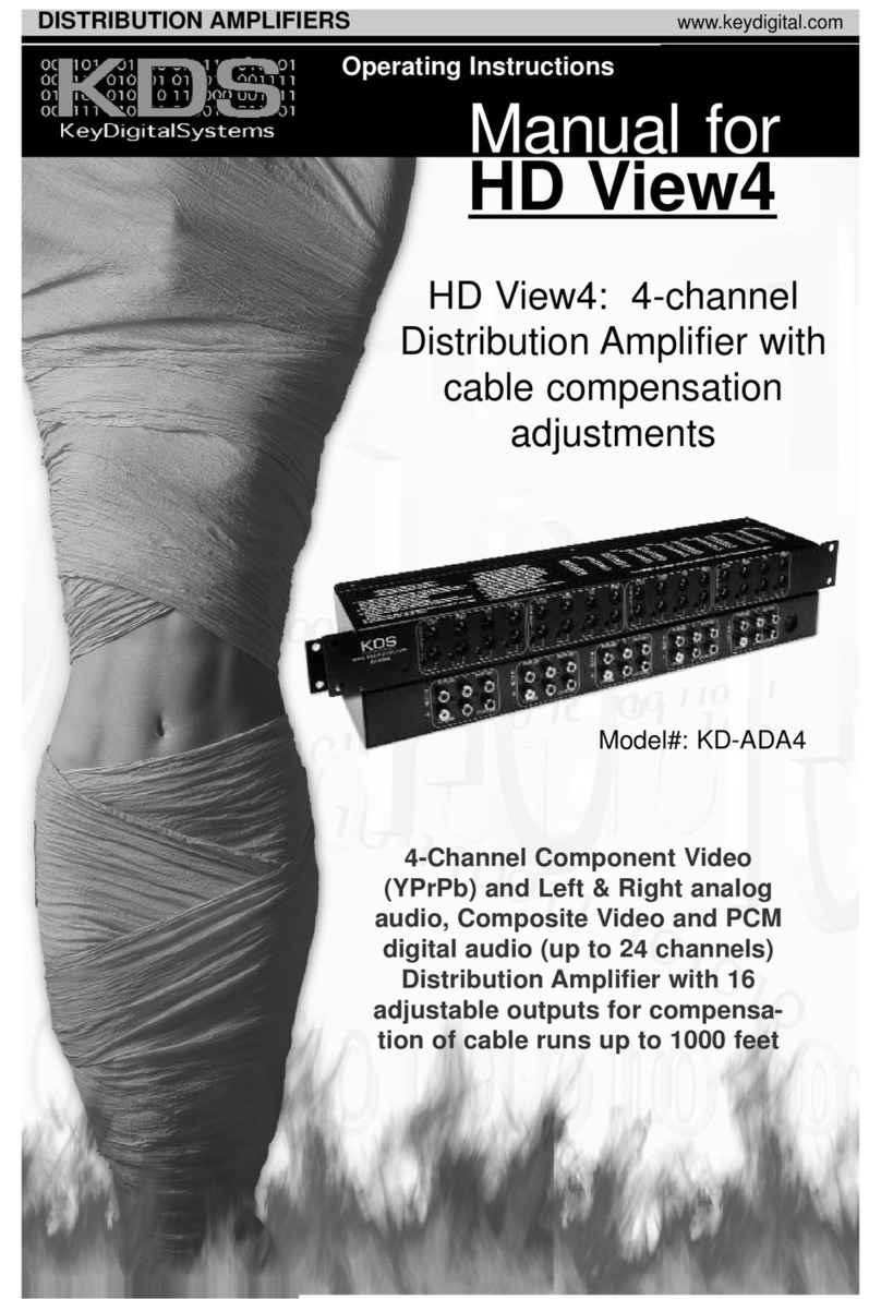 KDS HD View4 operating instructions