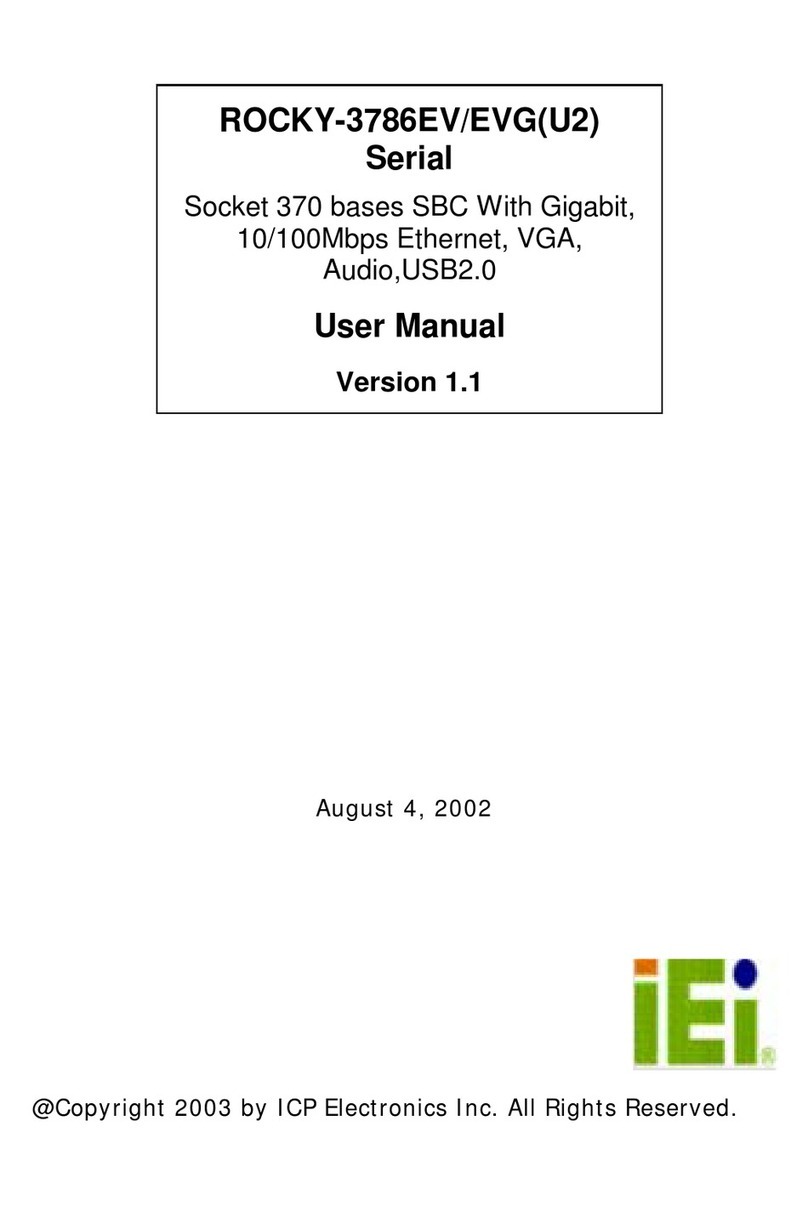 ICP Electronics ROCKY-3786EV user manual