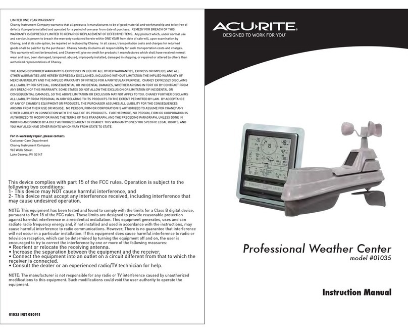ACU-RITE 1035 instruction manual