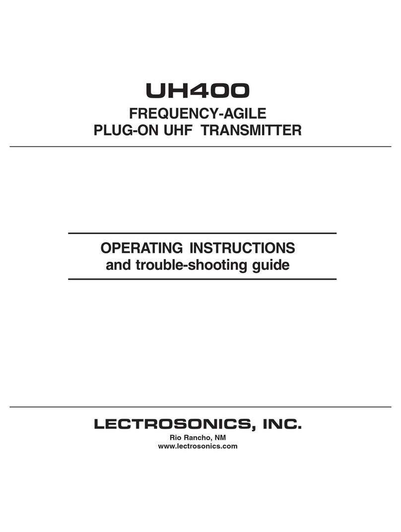Lectrosonics UH400 User manual
