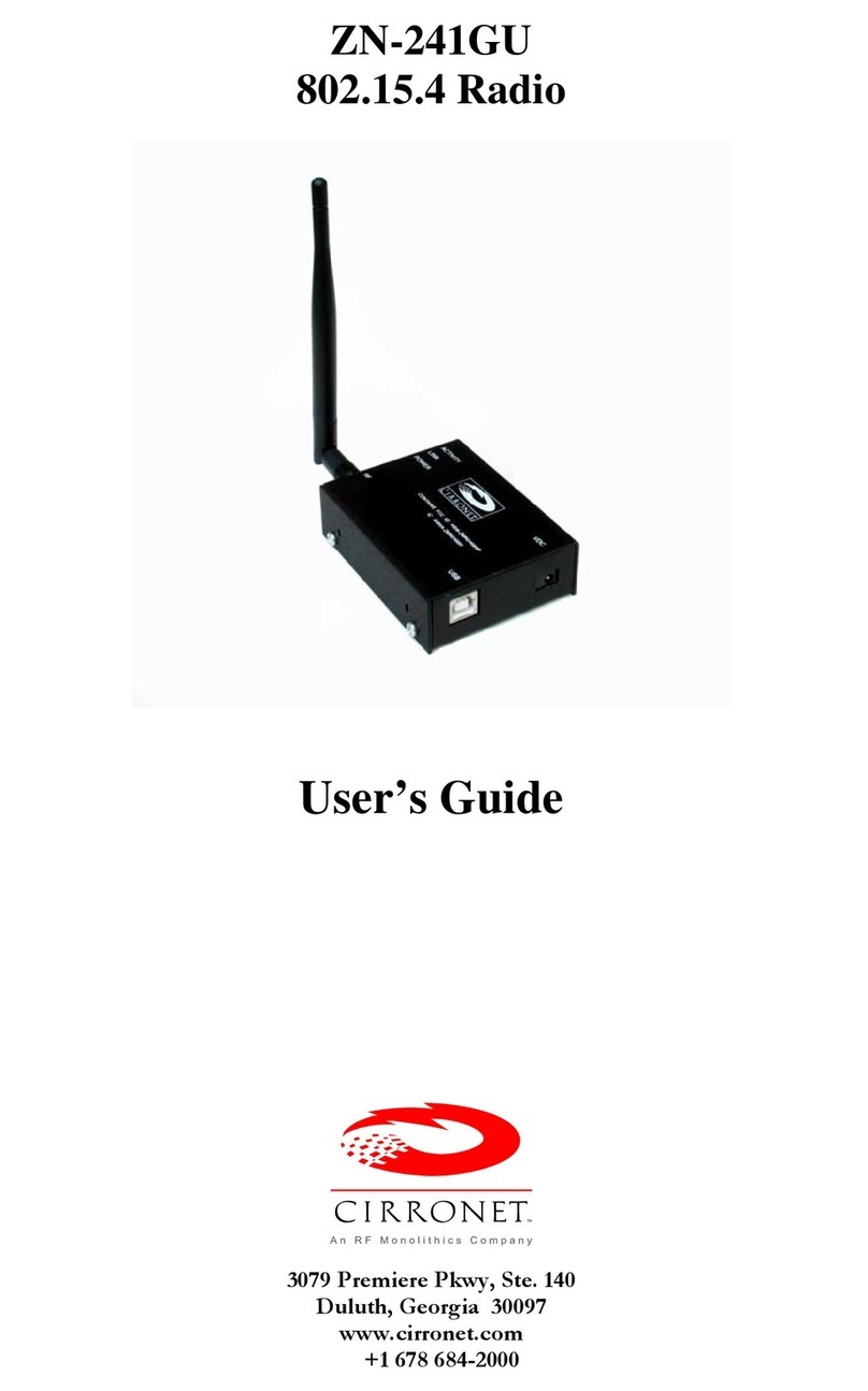 Cirronet ZN-241GU User manual