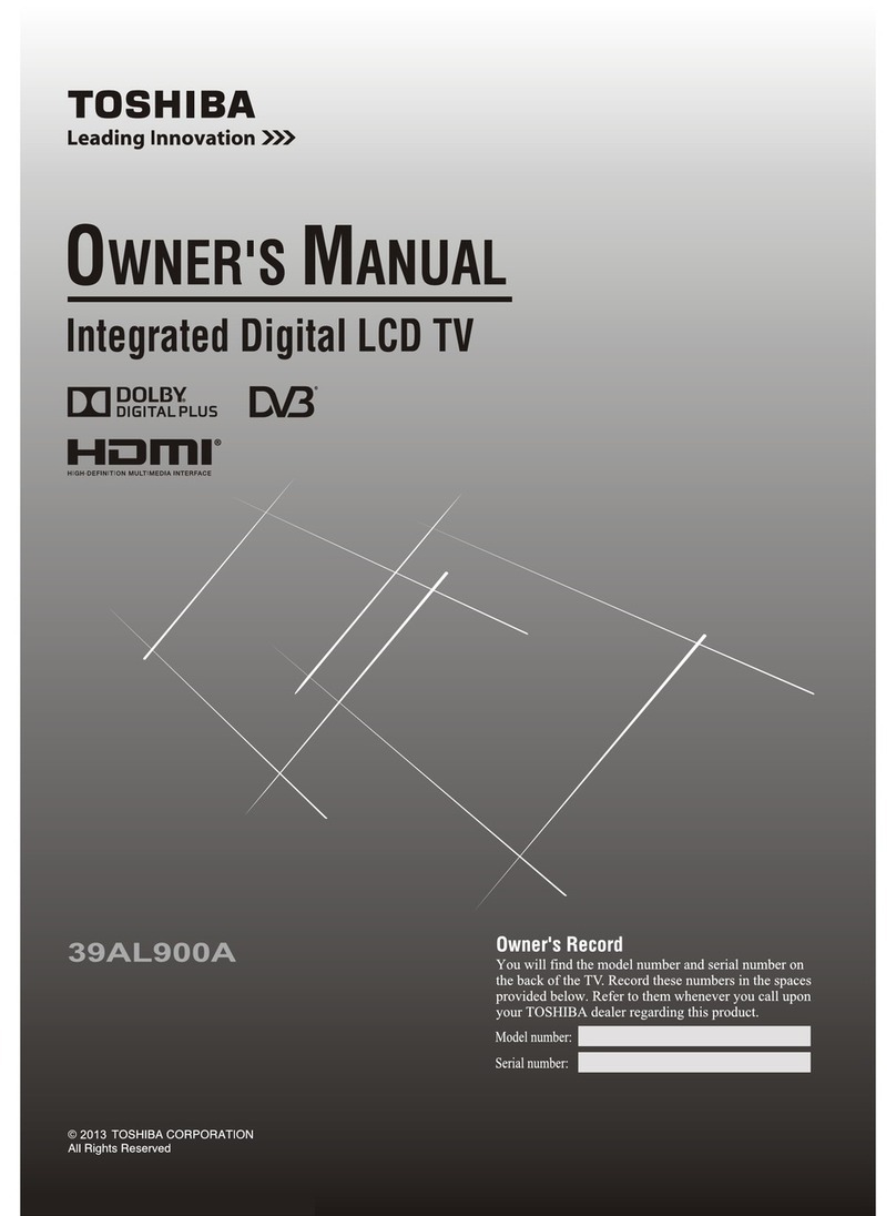 Toshiba 39AL900A User manual Toshiba 39AL900A User manual