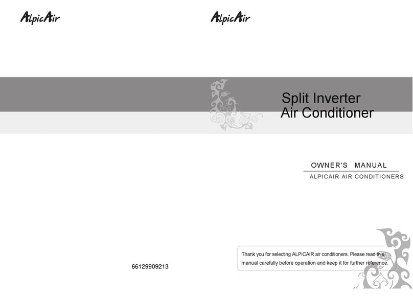 Alpic Air Split Inverter User manual