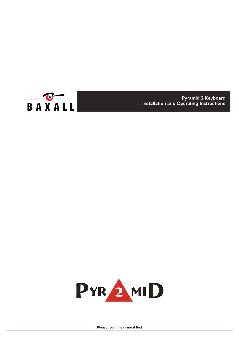 Baxall Pyramid 2 Installation and operating instructions