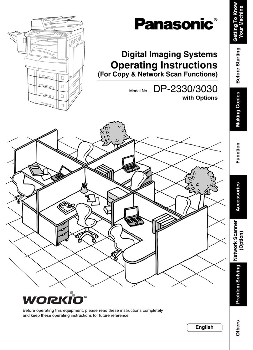 Panasonic DP-2330 User manual