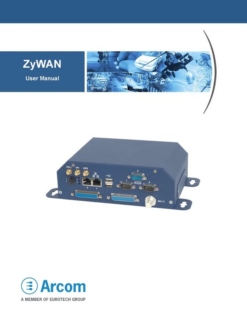 Arcom ZyWAN user manual