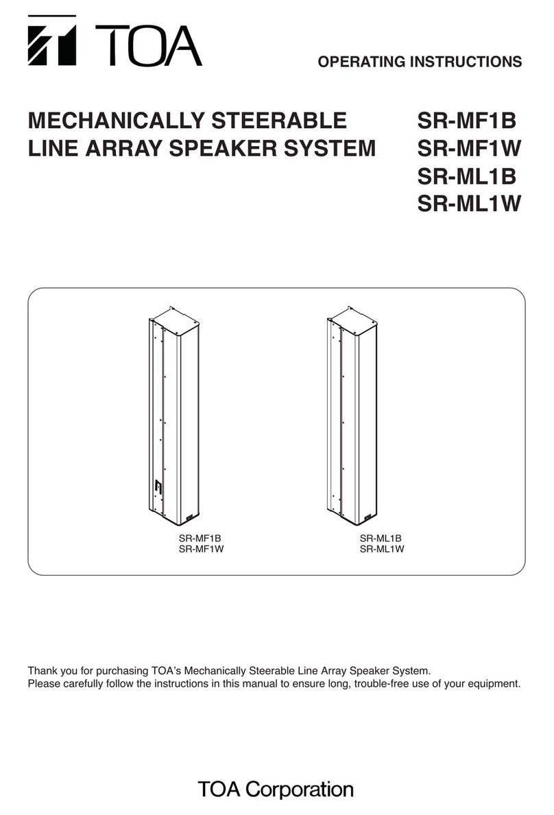Toa SR-MF1B User manual