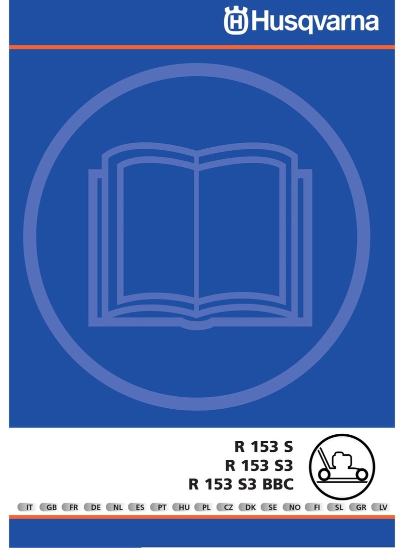 Husqvarna R 153 S Specification sheet