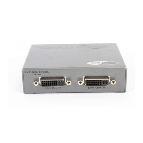 Gefen EXT-DVI-142DL User manual Gefen EXT-DVI-142DL User manual