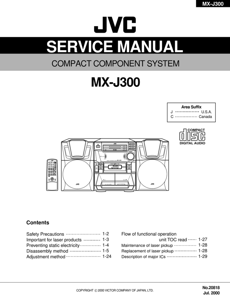 JVC MX-J300 User manual