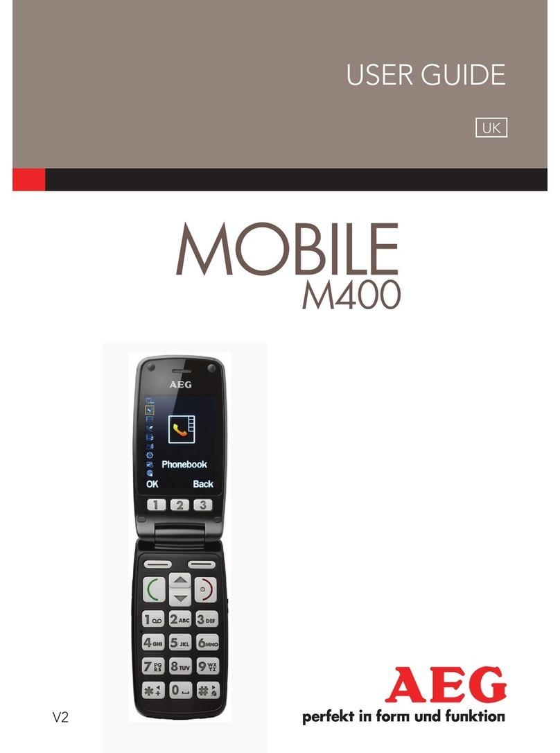 AEG M400 User manual