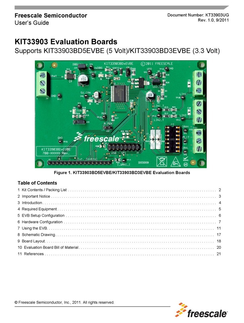 Freescale Semiconductor KIT33903 user guide