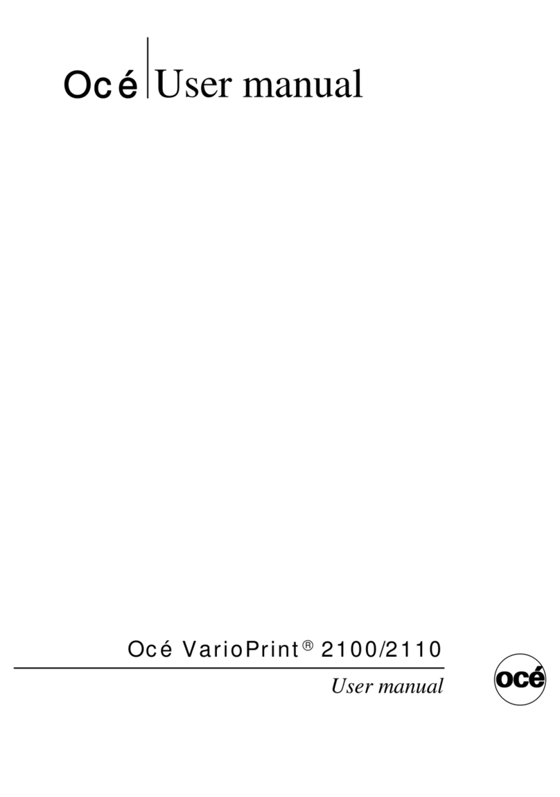 Oce VarioPrint 2100 User manual