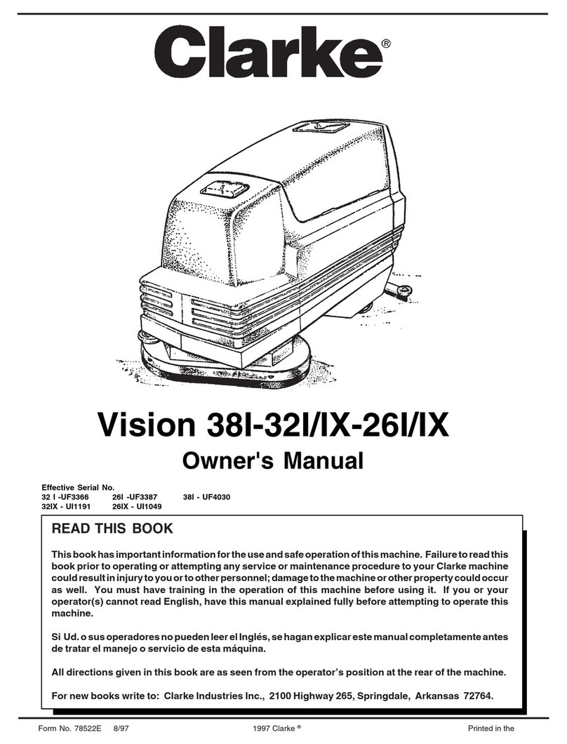 Clarke 32IX-00320A User manual