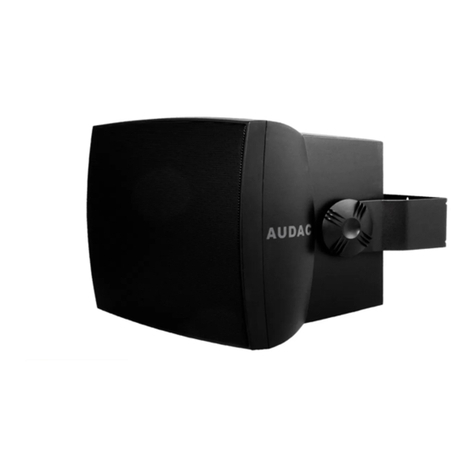 AUDAC WX802/OB User manual & installation guide