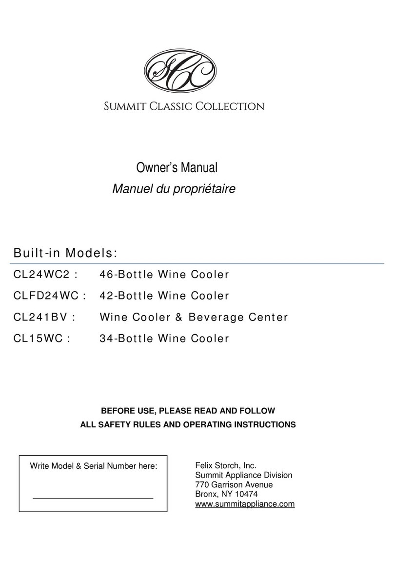 Summit CL24WC2 User manual