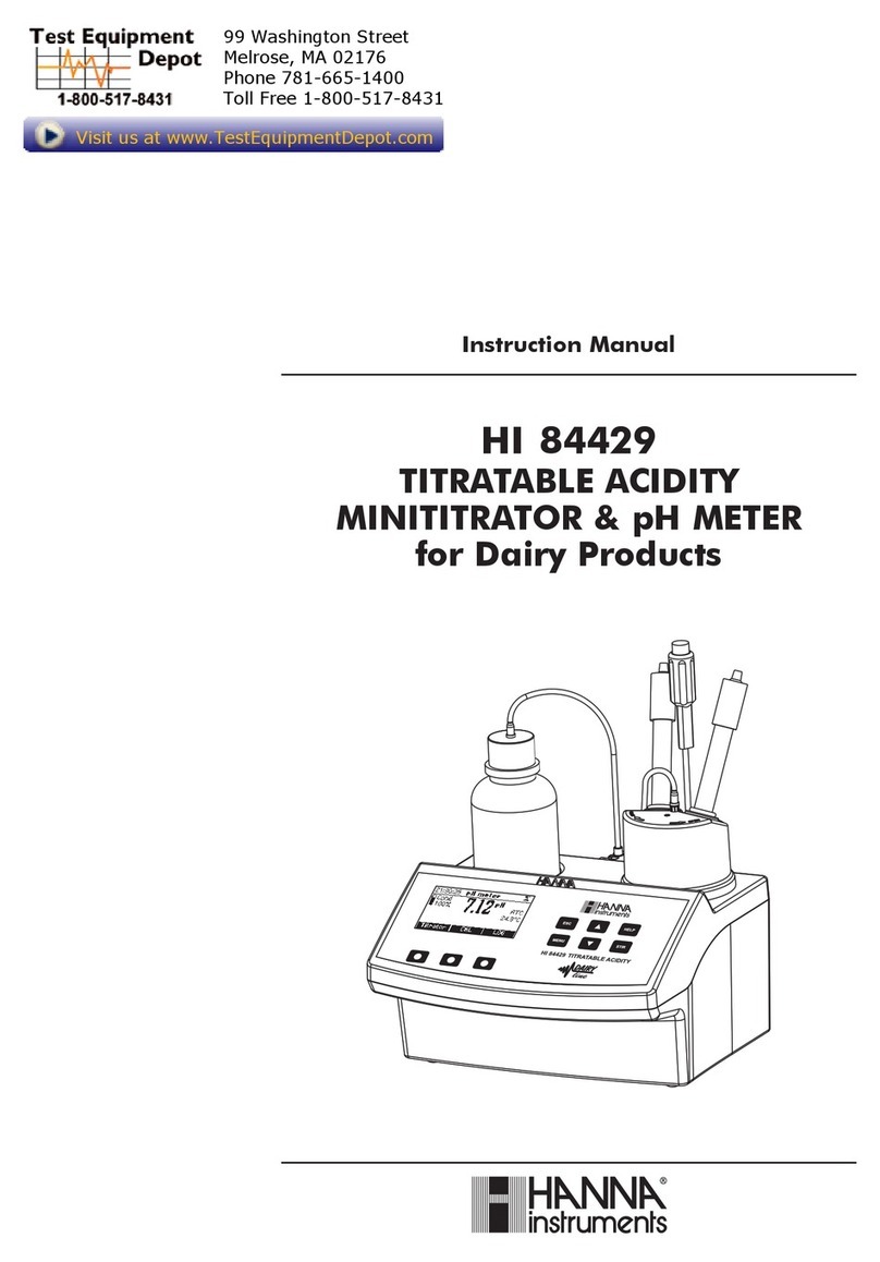 Hanna Instruments HI 84429 instruction manual