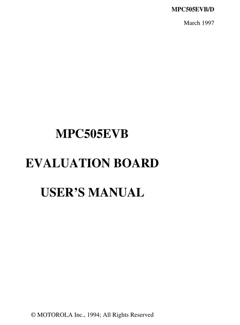 Motorola MPC505EVB User manual