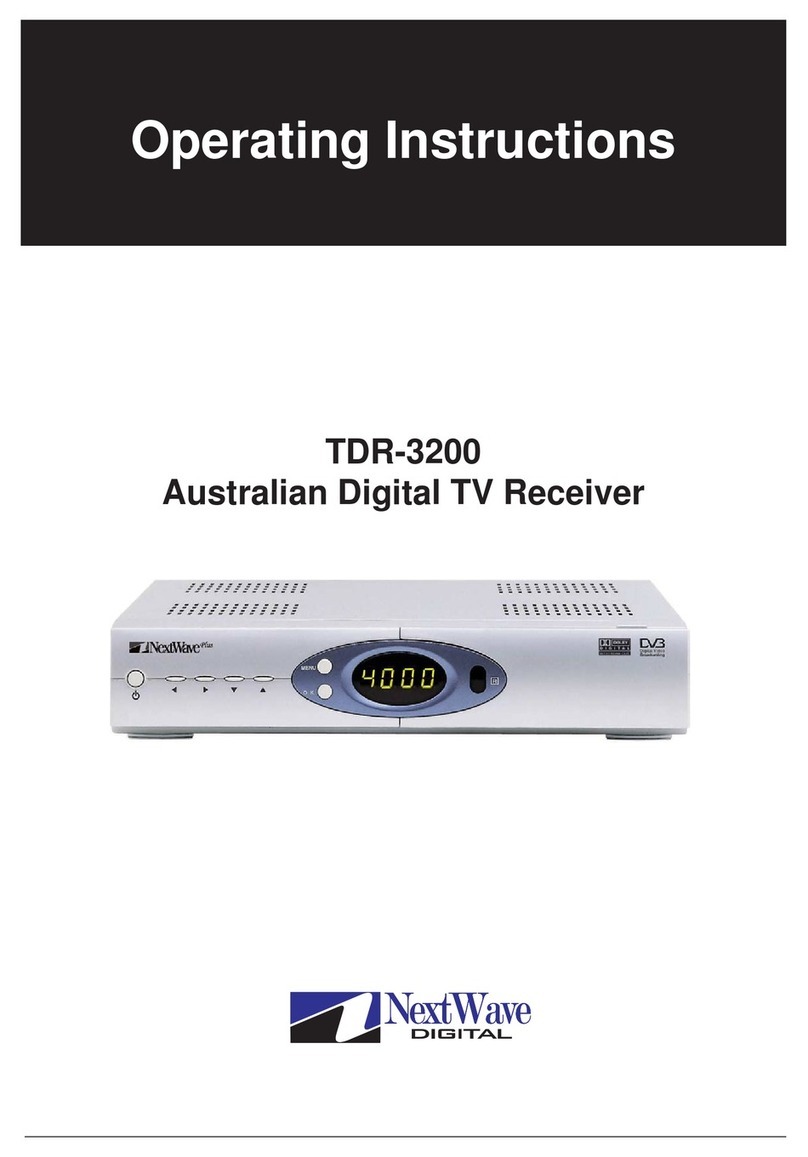NextWave Digital TDR-3200 operating instructions