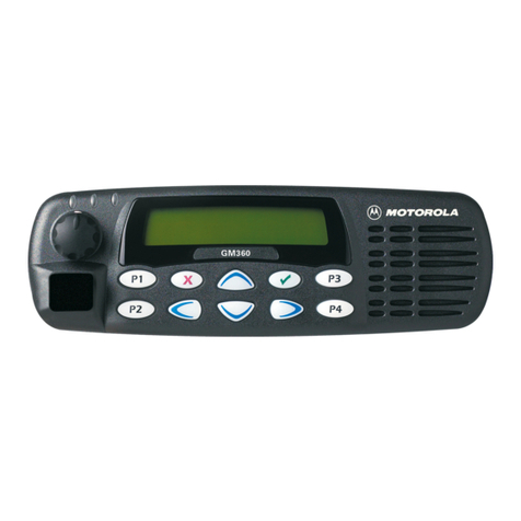 Motorola GM360 user guide