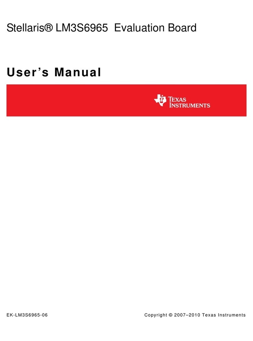 Texas Instruments Stellaris LM3S6965 User manual