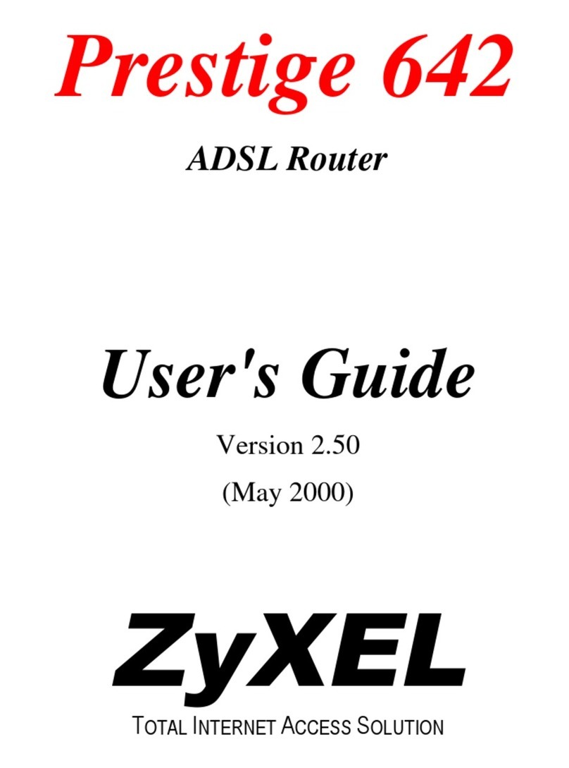 ZyXEL Communications Prestige 642 User manual
