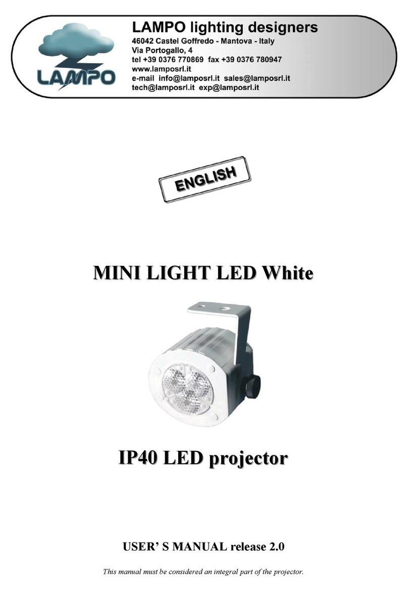 Lampo IP40 user manual