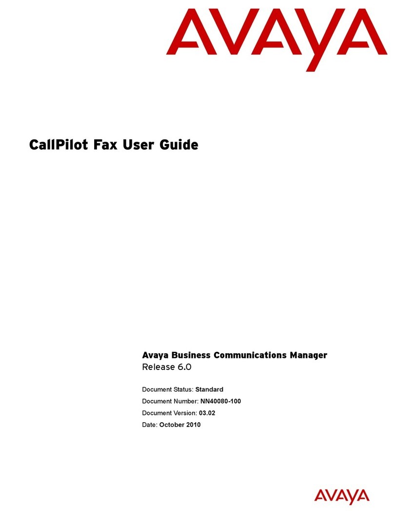 Avaya CallPilot user guide