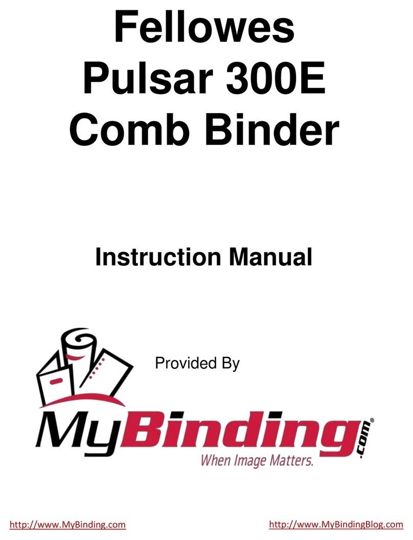 Fellowes Pulsar 300E instruction manual
