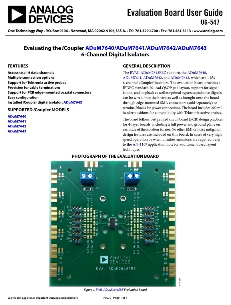 Analog Devices UG-547 User manual