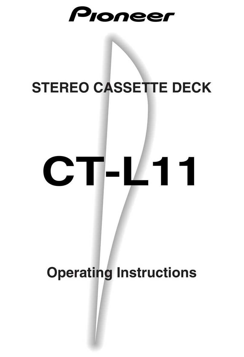 Pioneer CT-L11 operating instructions