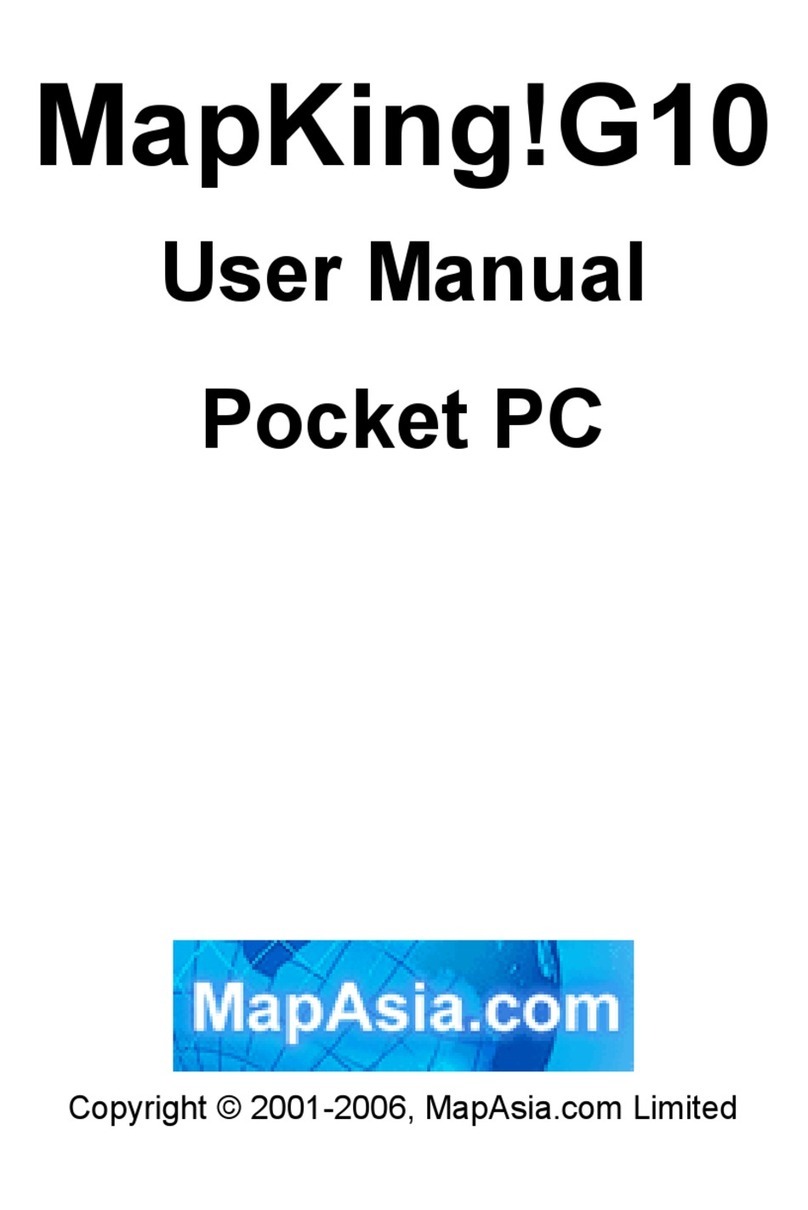 MapAsia MapKing!G10 User manual